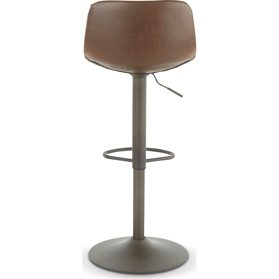 gale dark brown bar stool   