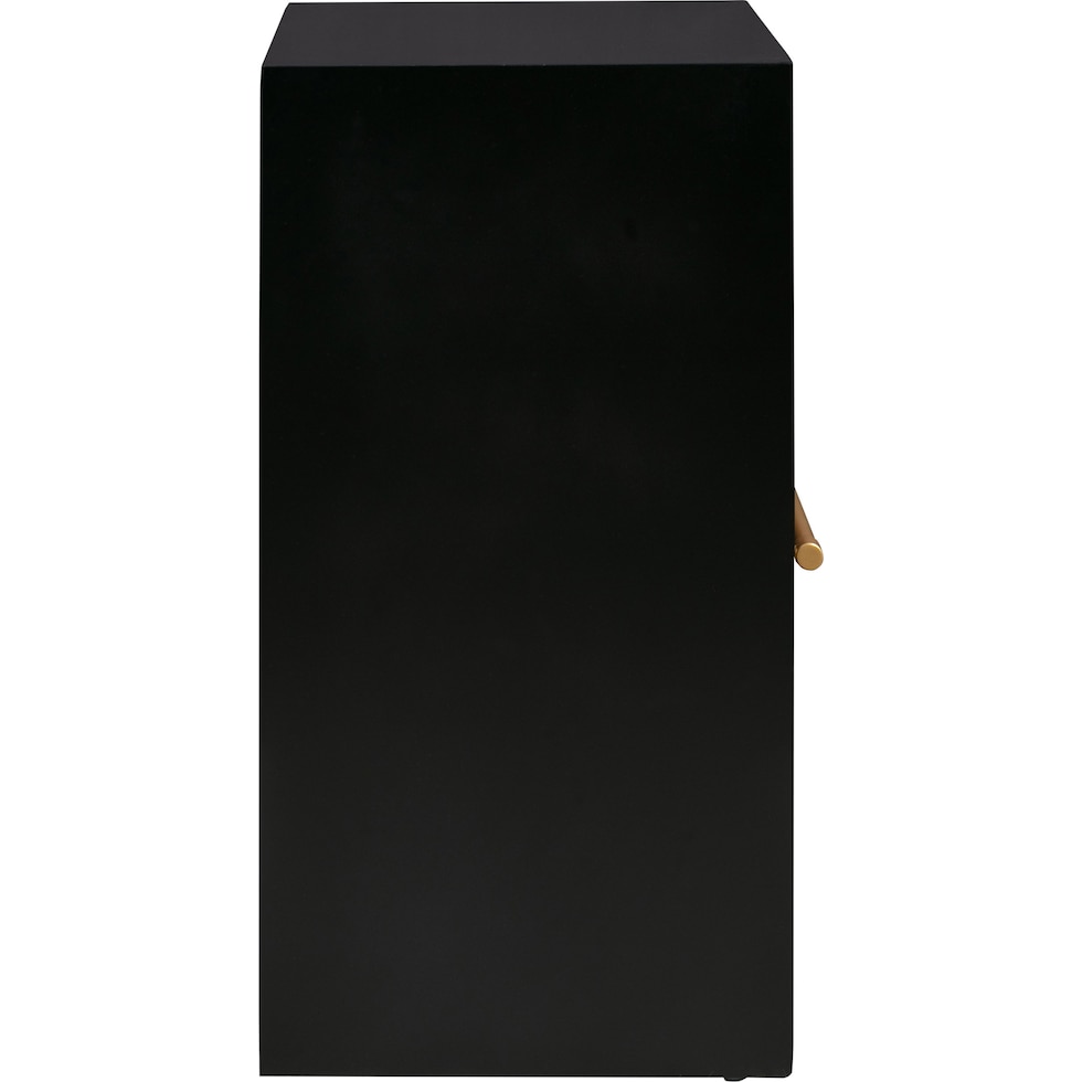 galen black nightstand   