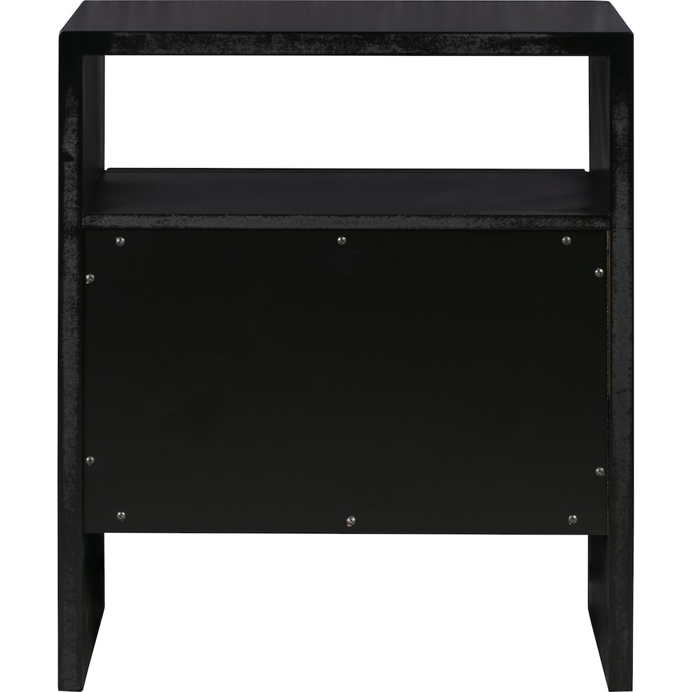 galen black nightstand   