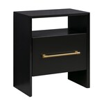 galen black nightstand   