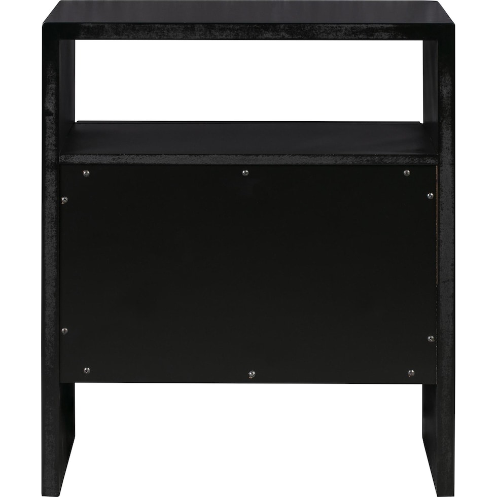 galen black nightstand   