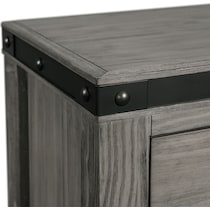 galilea gray nightstand   