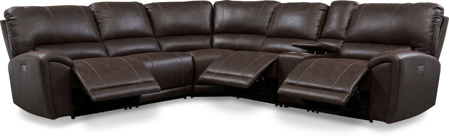 Gallant 6 piece reclining sectional discount