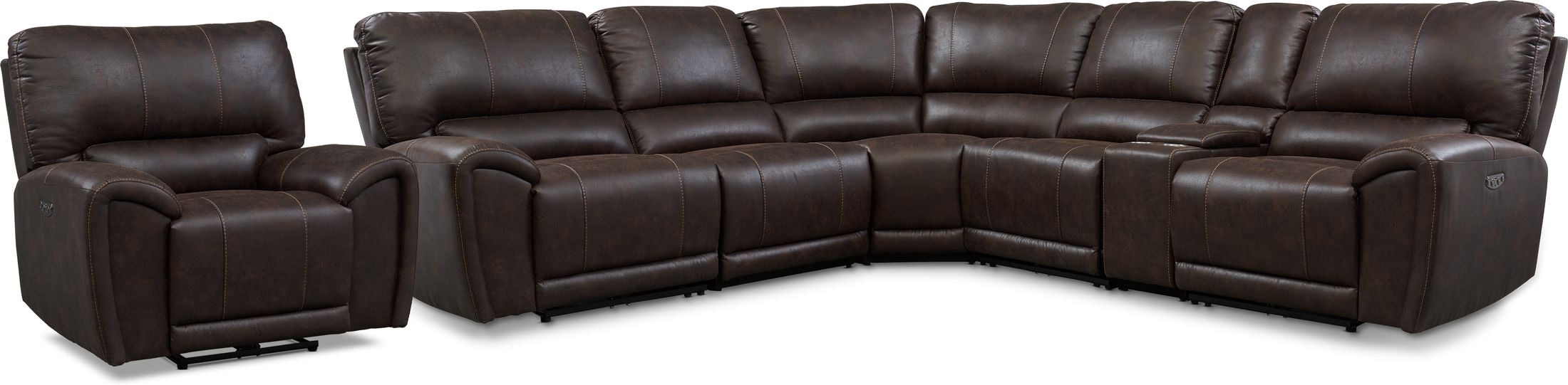 non power reclining sectional