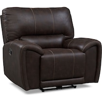 gallant dark brown manual recliner   