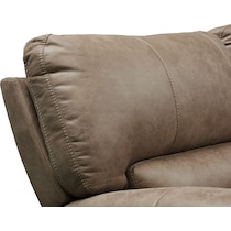 gallant light brown  pc power reclining sofa   