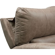 gallant light brown  pc power reclining sectional   