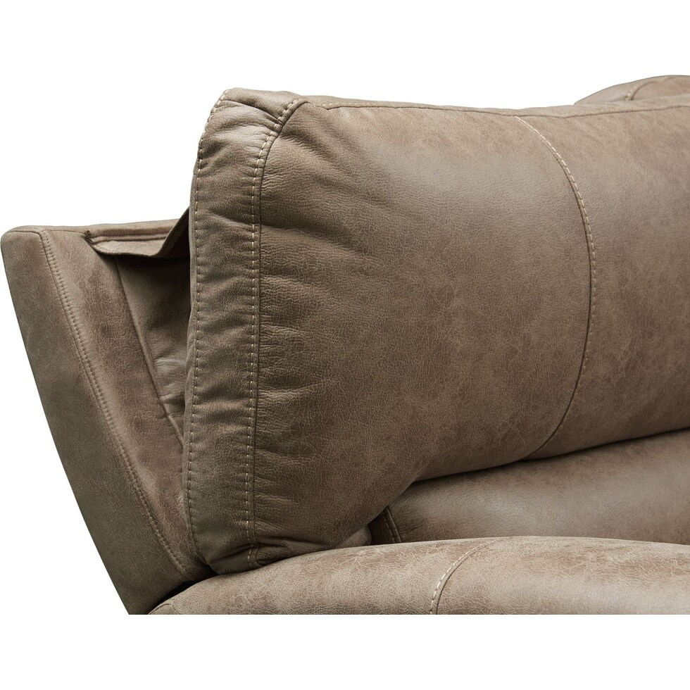 gallant light brown power recliner   