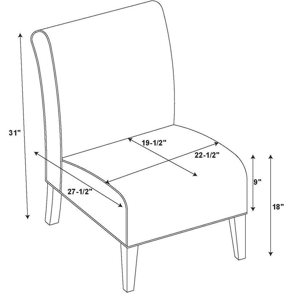 galli gray and yellow accent chair   