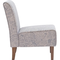 galli gray accent chair   