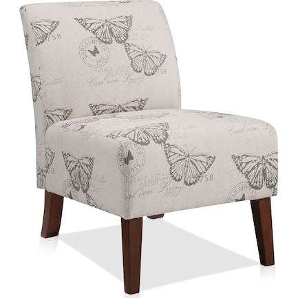 Galli Chair - Ivory Butterflies