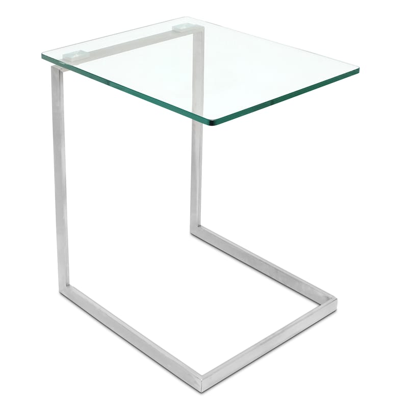 Gallo Glass And Stainless Steel End Table 1760475 405055 ?akimg=product Img Rec W 800