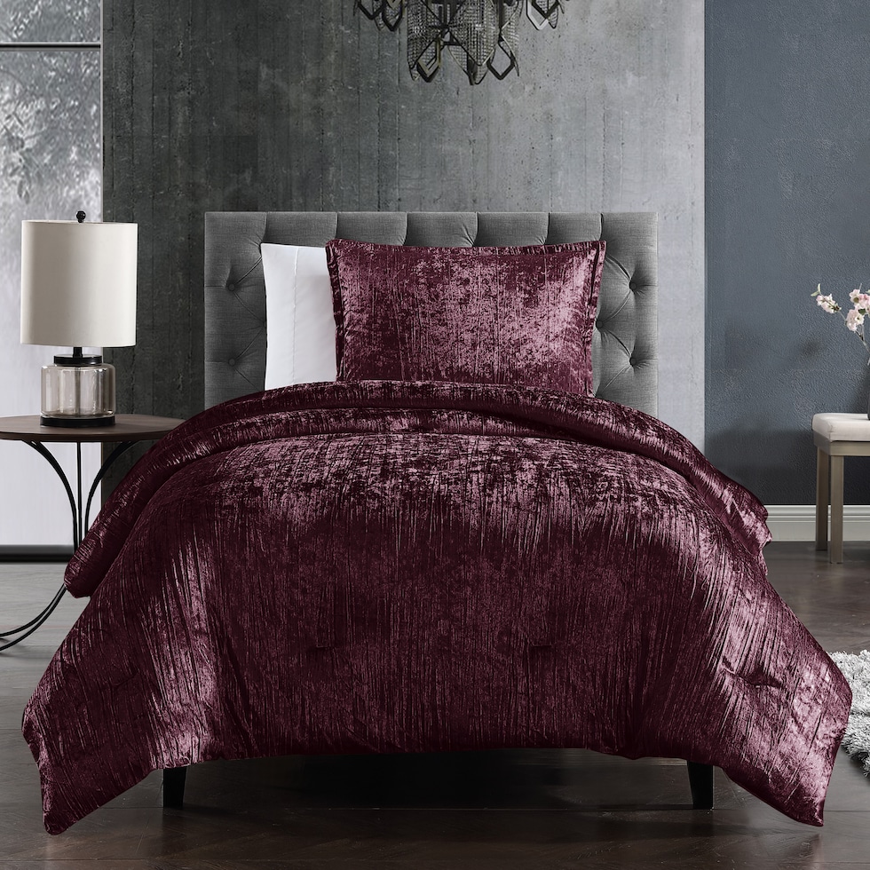 galway bedding purple king bedding set   