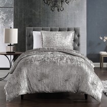 galway bedding silver twin bedding set   