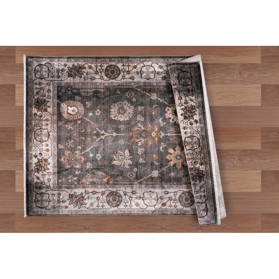 garant gray area rug  x    