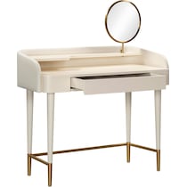 garant white vanity desk   