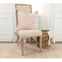 garcelle pink accent pillow   