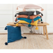 garcelle pink accent pillow   