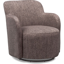 garcia dark brown swivel chair   