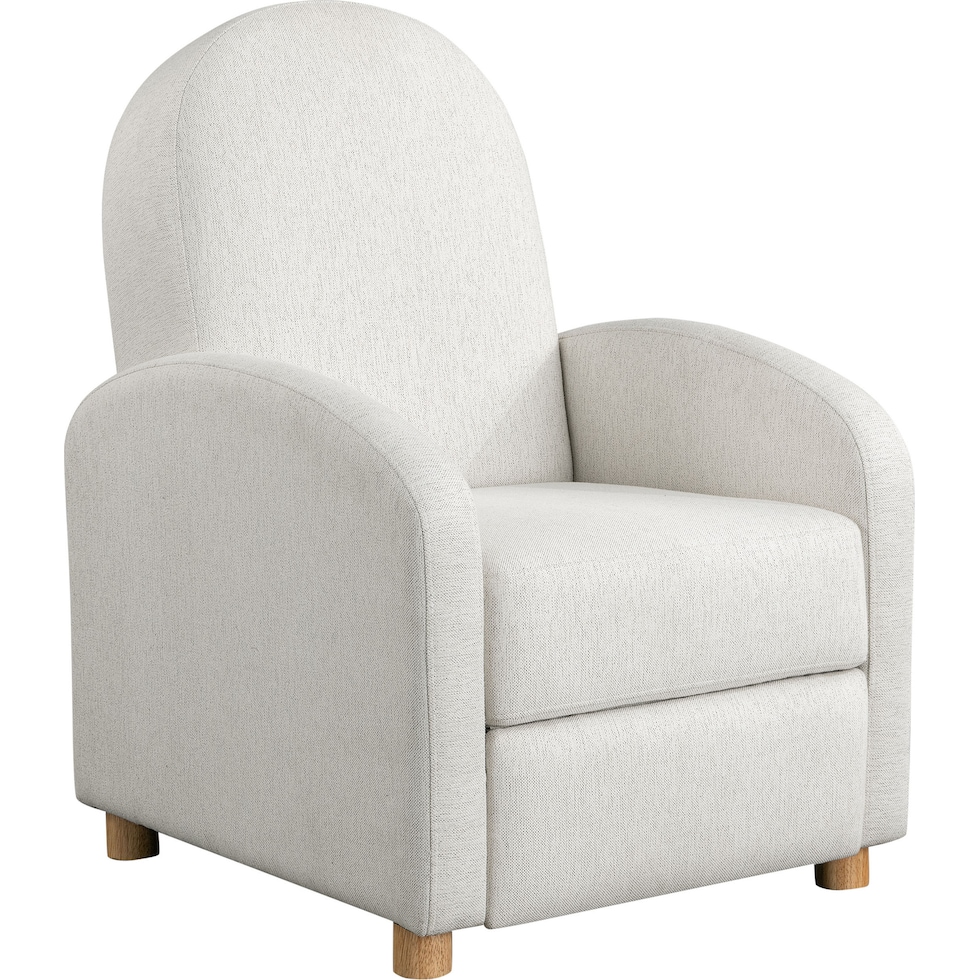 gardena white recliner   