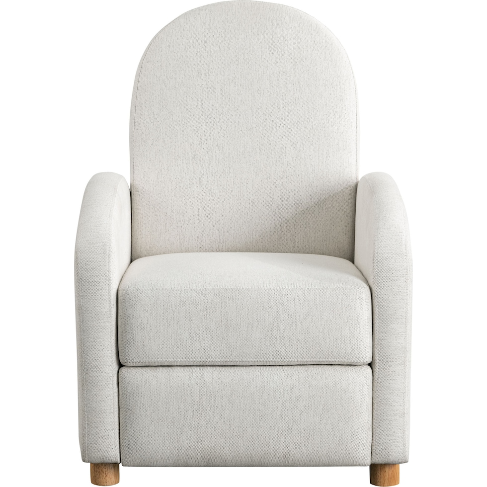 gardena white recliner   