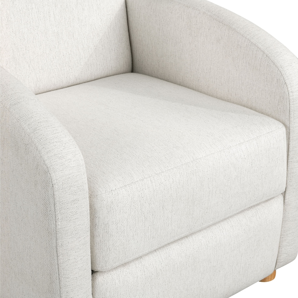 gardena white recliner   