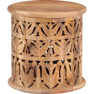 Gardenia End Table - Natural