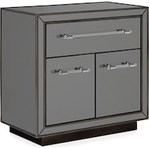 garnett gray nightstand   