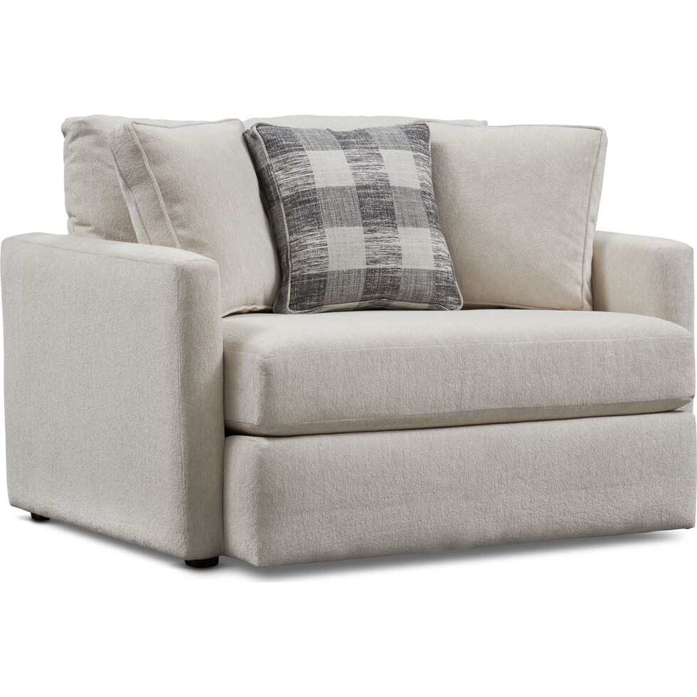 garrett beige chair and a half   