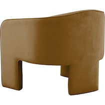 gary gold accent chair   