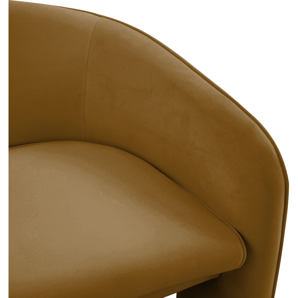 gary gold accent chair   