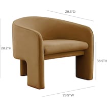 gary gold accent chair   
