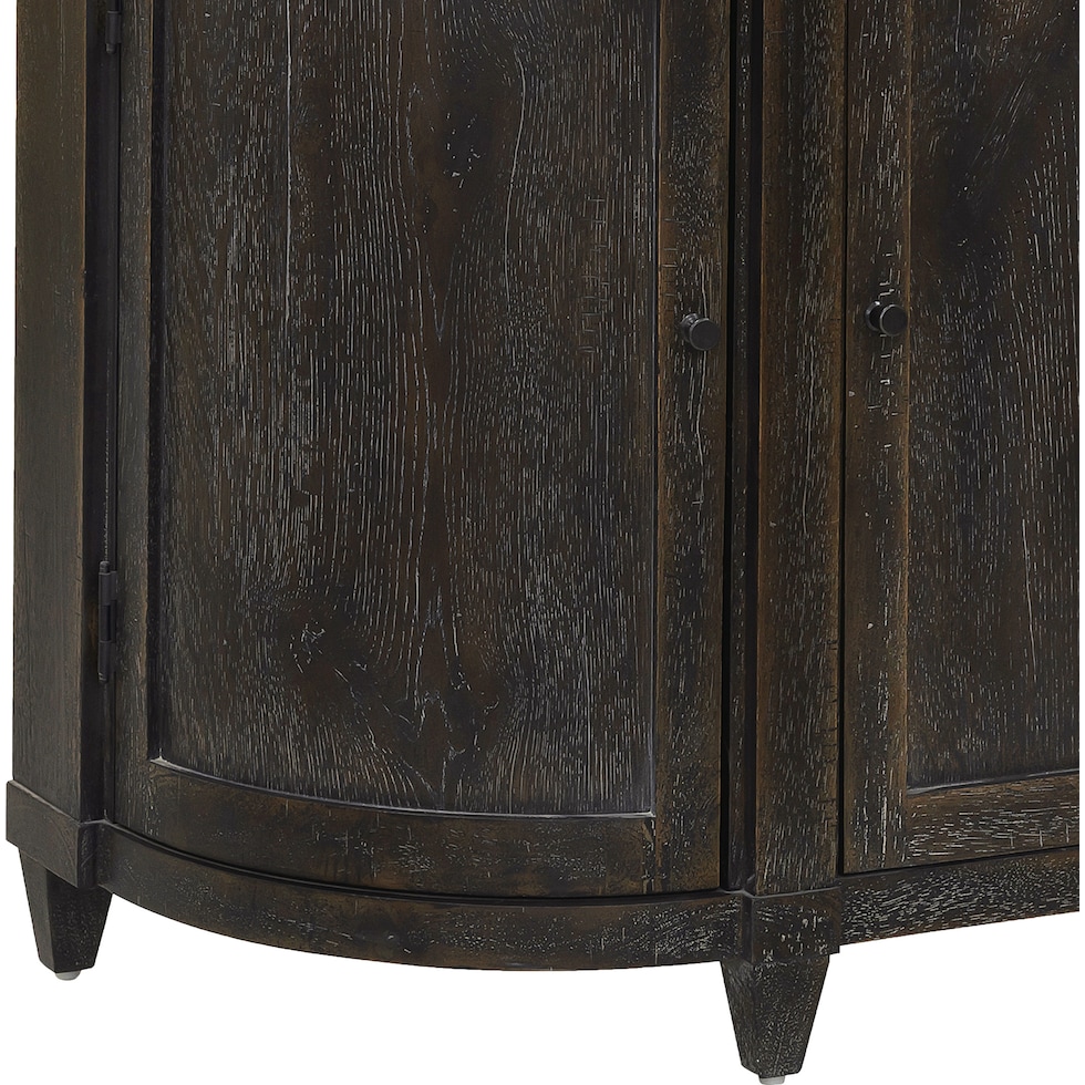 gatlin dark brown accent chest   