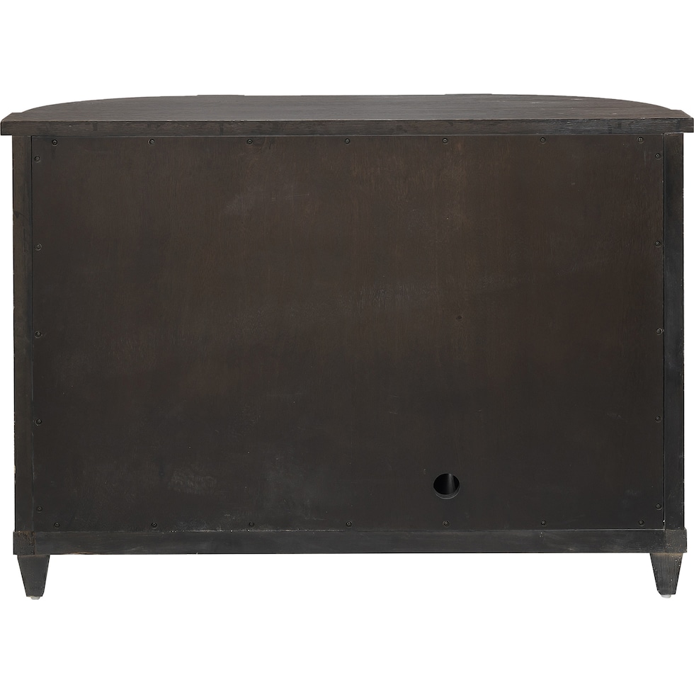 gatlin dark brown accent chest   