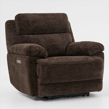 Gatlin Dual-Power Recliner - Brown