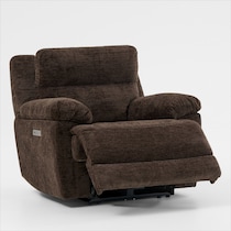 gatlin dark brown recliner   