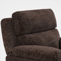 gatlin dark brown recliner   