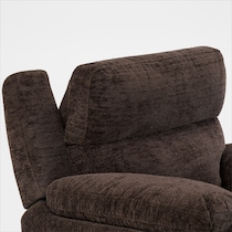 gatlin dark brown recliner   