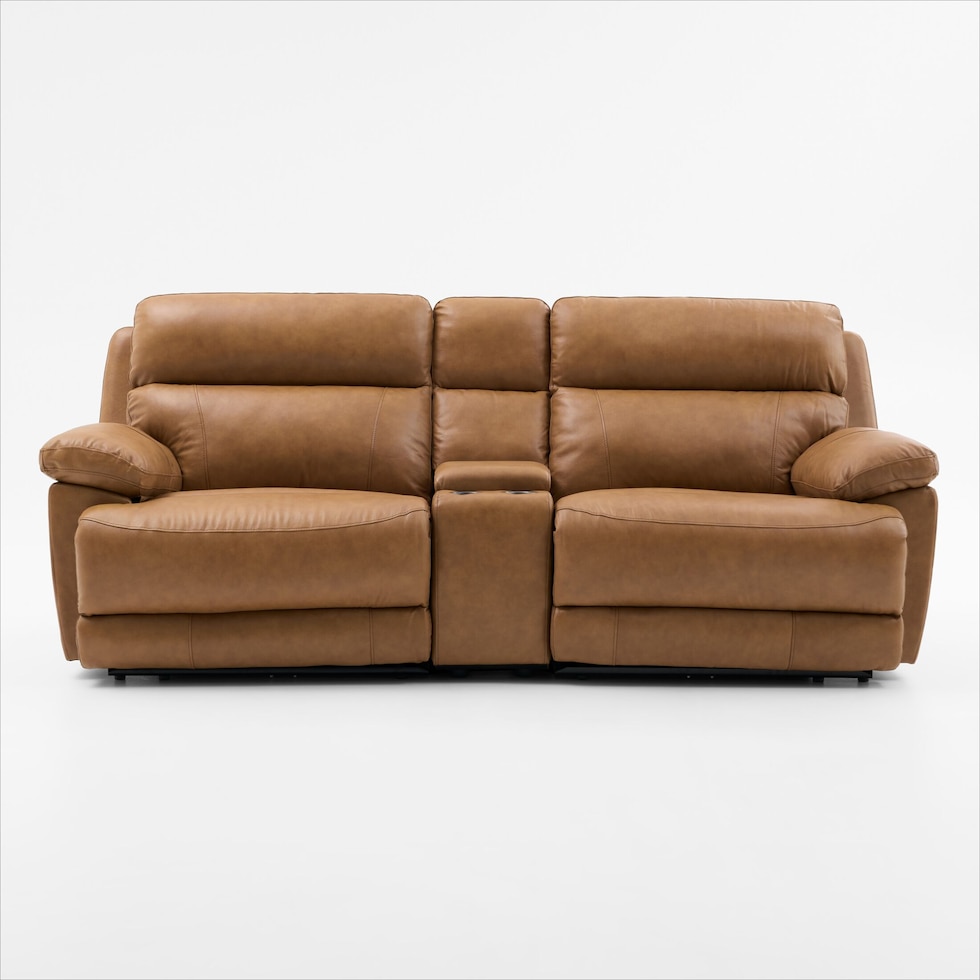 gatlin light brown loveseat   