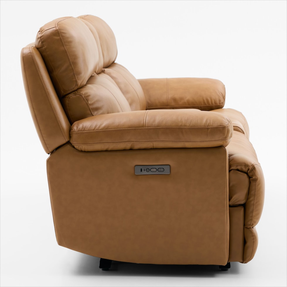 gatlin light brown loveseat   