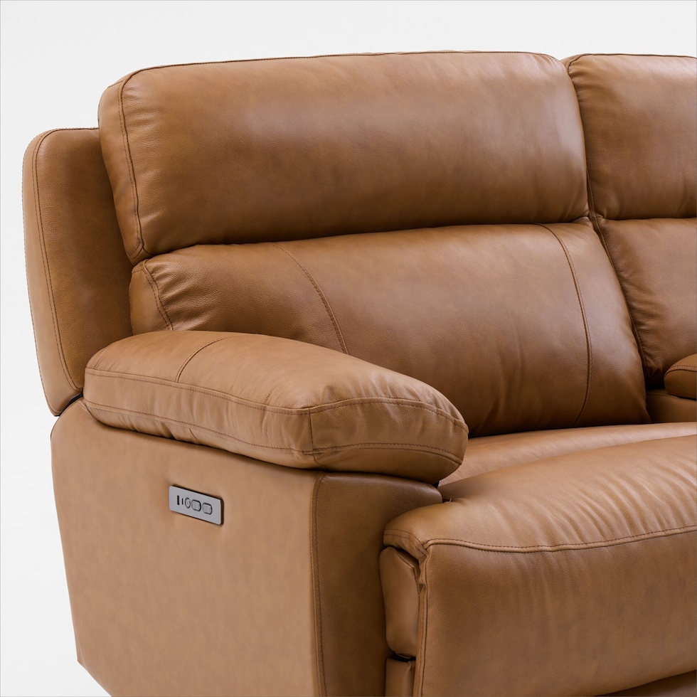 gatlin light brown loveseat   