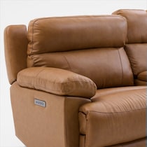 gatlin light brown loveseat   