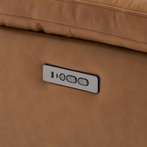 gatlin light brown loveseat   