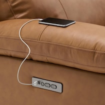 gatlin light brown loveseat   