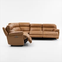 gatlin light brown sectional   