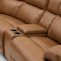 gatlin light brown sectional   