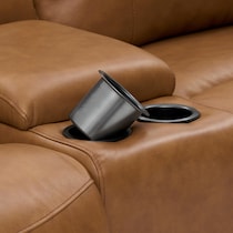 gatlin light brown sectional   