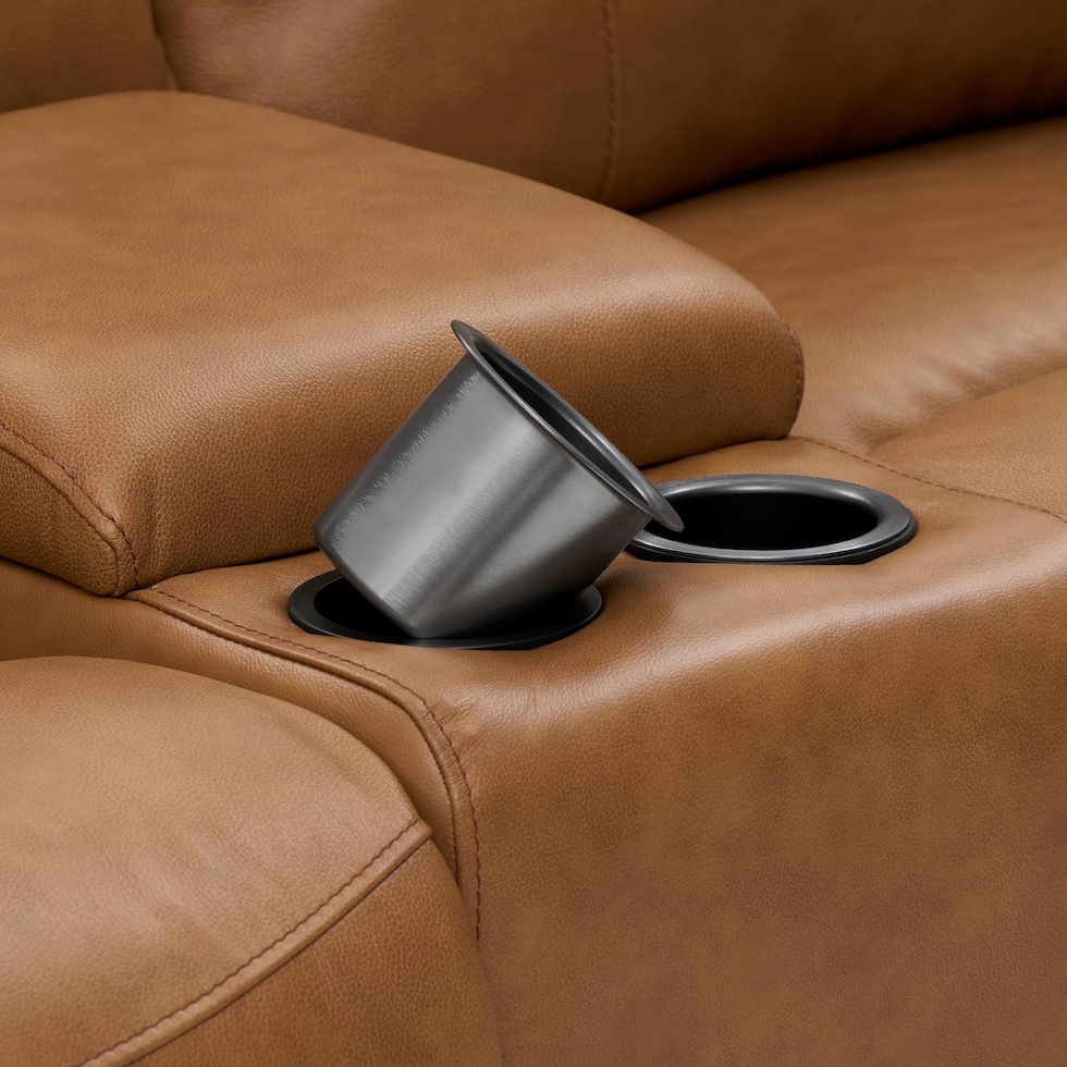 gatlin light brown sectional   