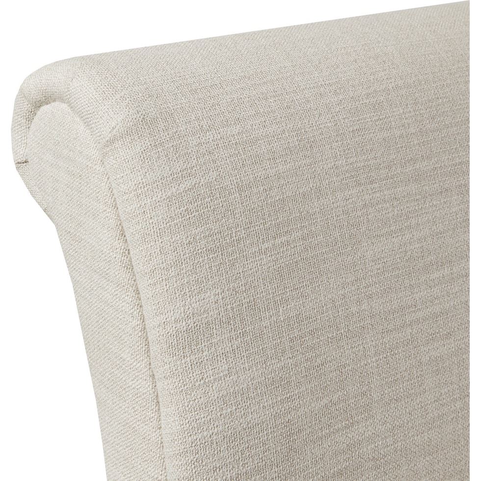 gavin white accent chair   