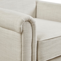 gavin white accent chair   